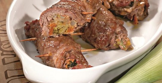 Рулетики с овощами