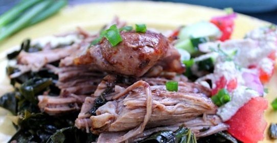 Свинина в красном вине