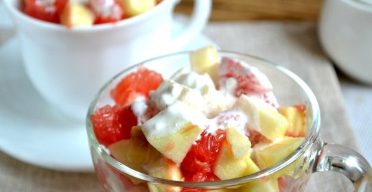 Салат с грейпфрутом