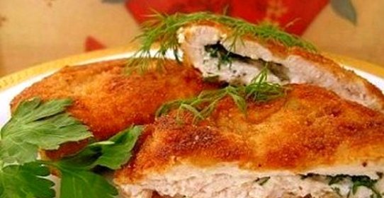 Отбивные с начинкой