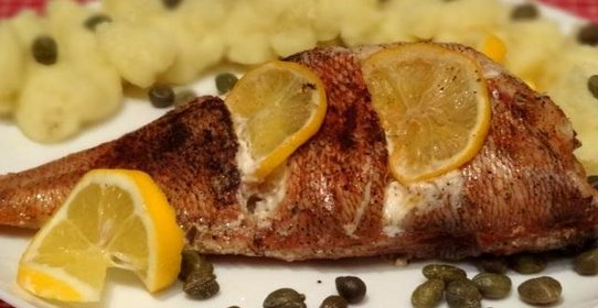 Окунь запечённый в духовке