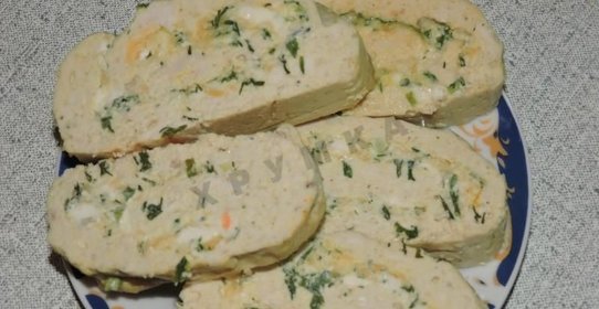 Рулет из куриного фарша
