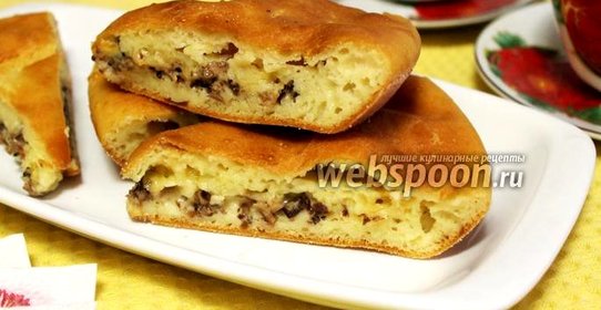 Пирог заливной с сайрой