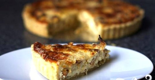 Пирог с луком и цветной капустой