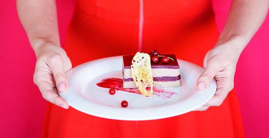 Террин из птицы с ягодным желе