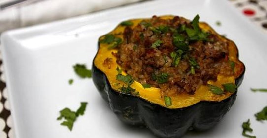 Фаршированный сквош в марокканском стиле