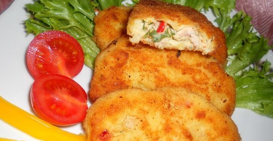 Картофельные котлеты с мясом