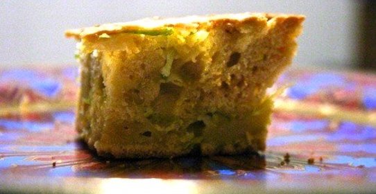 Пирог с цукини и апельсиновой цедрой