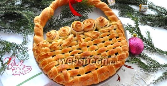 Пирог «Корзинка Красной Шапочки»