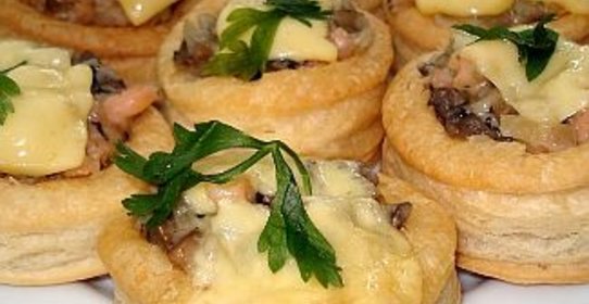 Жюльен с креветками