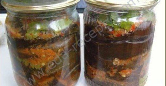 Салат На Зиму Из Баклажан