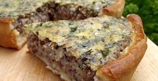 Заливной пирог с рыбной консервой