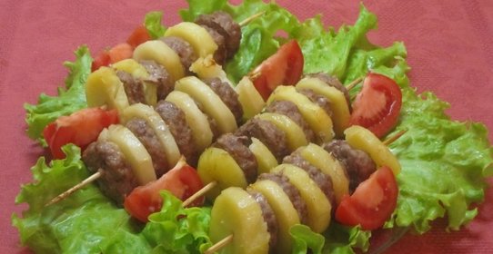 Гармошка картофельно-мясная