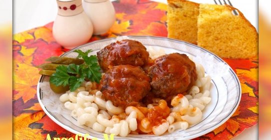 Котлеты с томатной подливкой