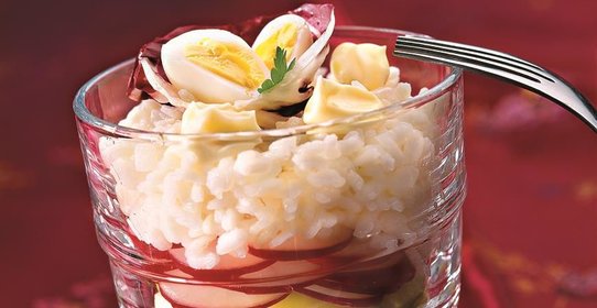 Рисовый салат с редисом