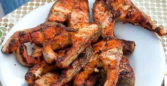 Шашлык из форели