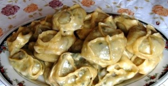 Манты с джусаем