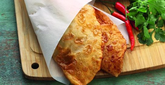 Чебуреки из заварного теста