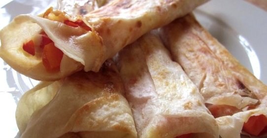 Постные рулеты из лаваша