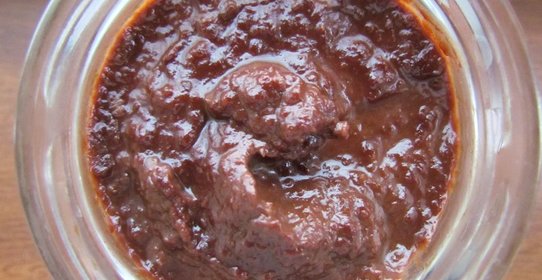 Шоколадно-банановый крем без сахара