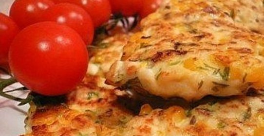 Котлеты с кукурузой