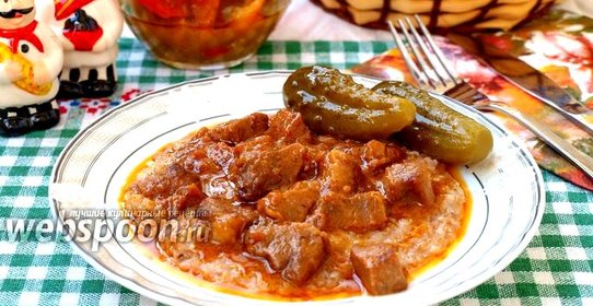 Свинина в медово-горчичном соусе