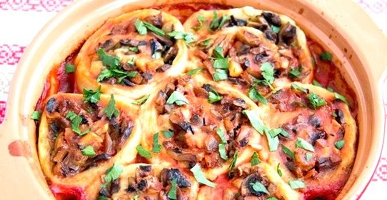 Постные рулетики