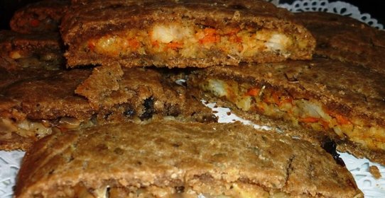 Ржаные пироги без дрожжей и яиц