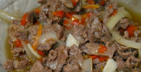 Баранина в сладком соусе