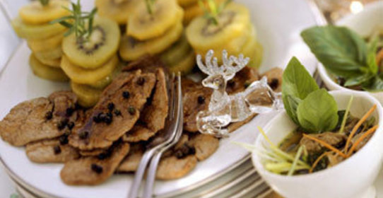 Телятина с киви от дэвида бекхэма