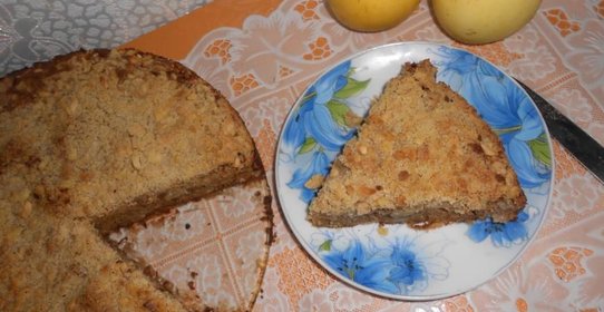 Пряный яблочный пирог с песочной крошкой от Джейми Оливера