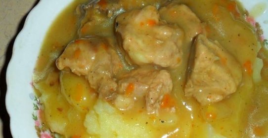 Говядина с подливкой в мультиварке