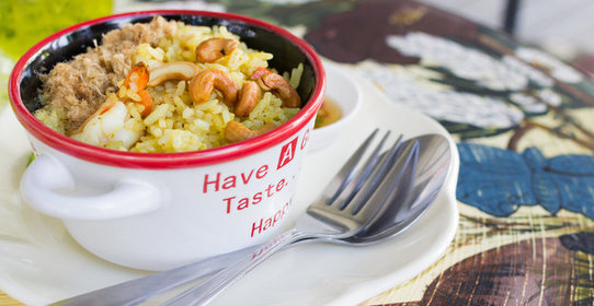 Пряный рис с кешью