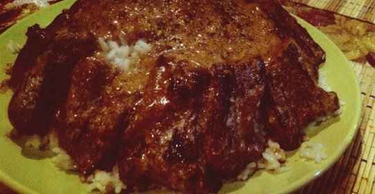 Острое жаркое с рисом