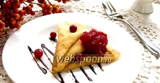 Мусс клюквенный с агар-агаром