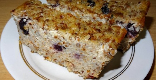 Гречневый крупеник с изюмом