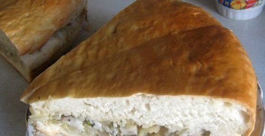 Рыбный пирог на майонезе