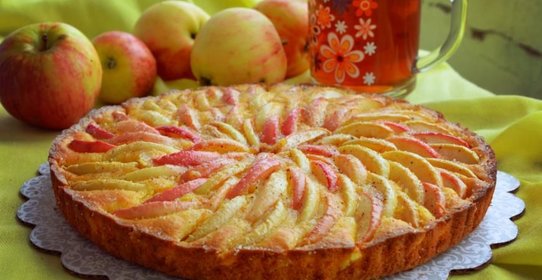 Морковно-яблочный пирог Осень