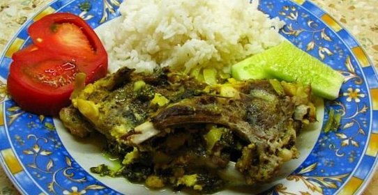 Баранина в кефире