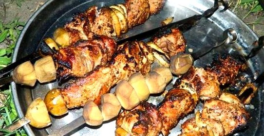 Шашлык в коптильне