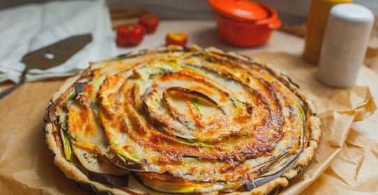 Пирог «Овощная роза»