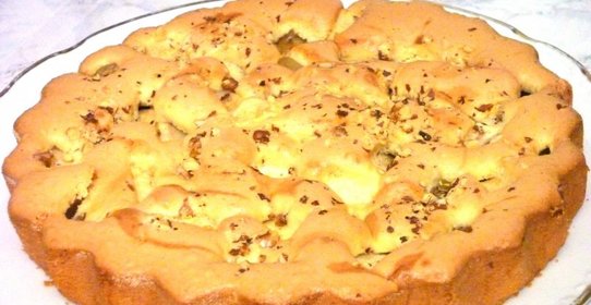 Домашний пирог с фруктами