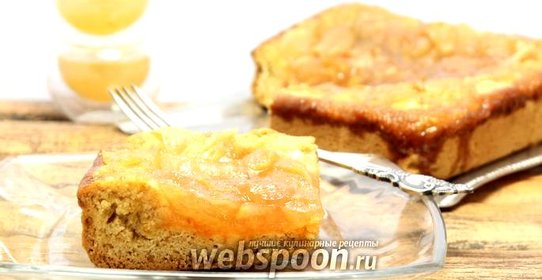 Пирог с яблоками и грушами