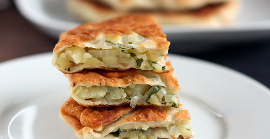 Плацинды с картошкой