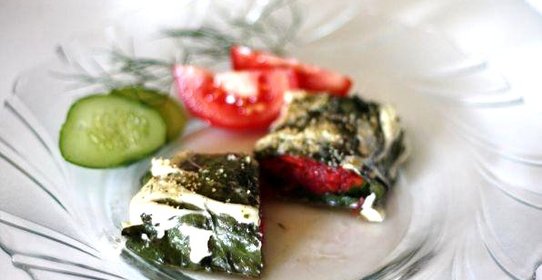 Голубцы из свекольной ботвы