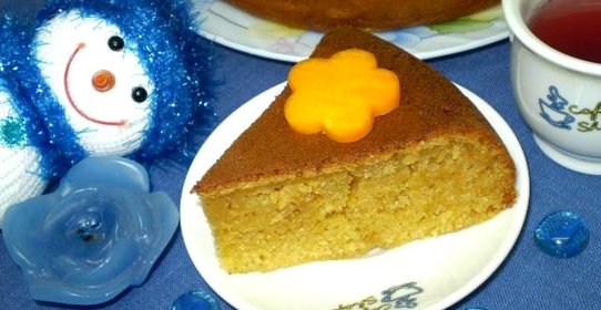 Тыквенный пирог в мультиварке