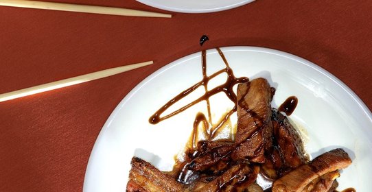 Медовые свиные ребра