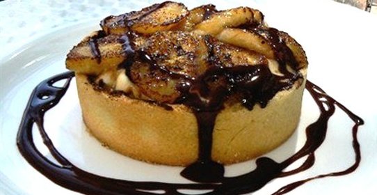 Карамельно-банановый пирог