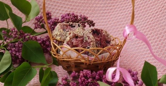 Песочное печенье со смородиной