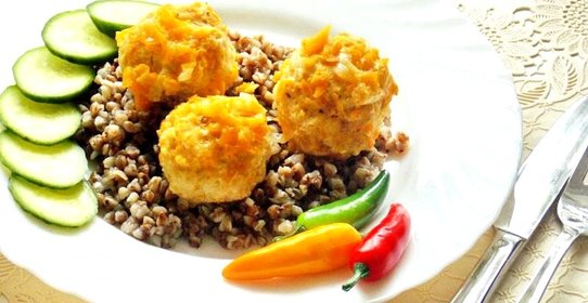 Куриные тефтели с тыквой